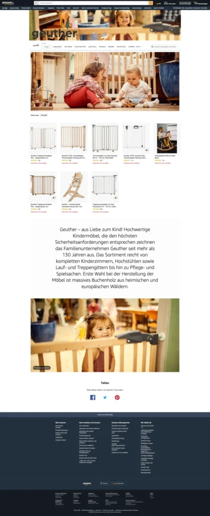 Geuther Amazon Produktseite